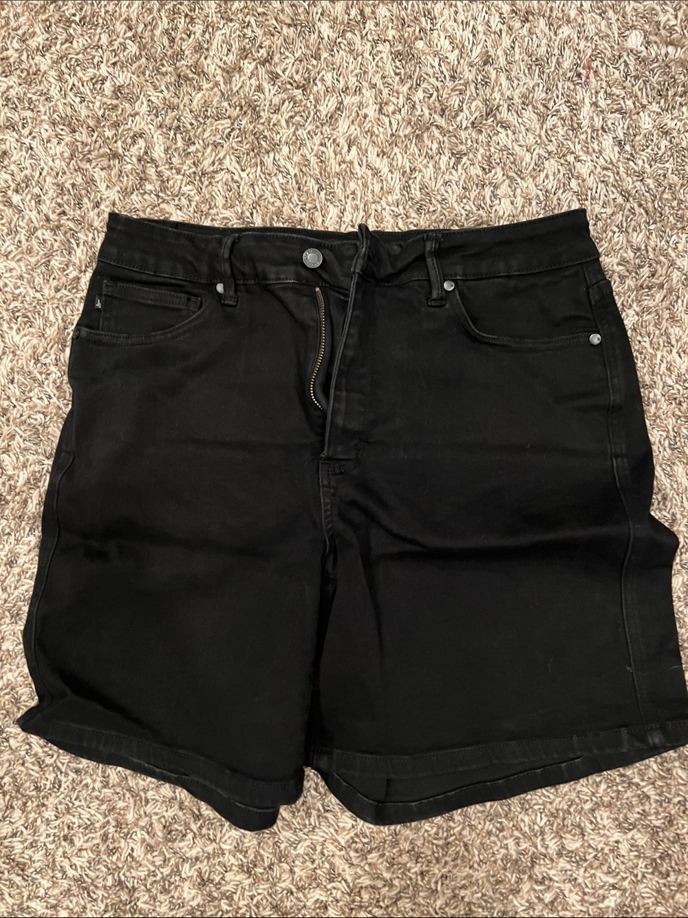 Judy Blue Black High-Waist Denim Shorts